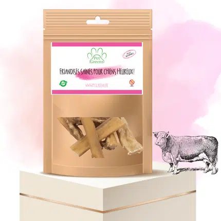 Peau Bœuf Séchée Friandises à mâcher longue durée